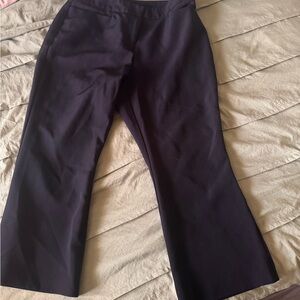 New York and company cropped flare pants- black